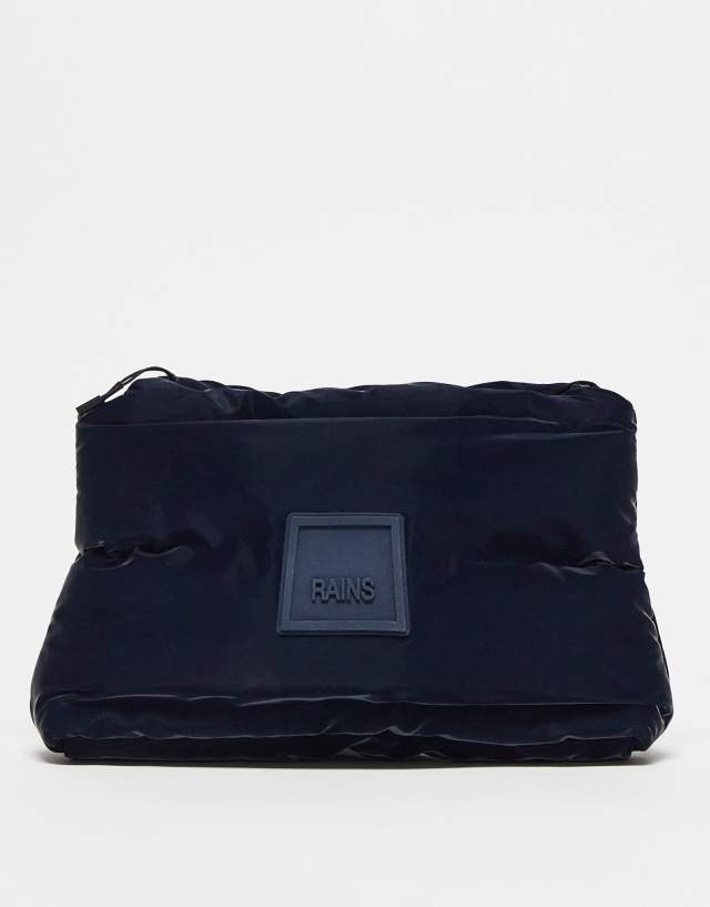 Rains Loop puffer cosmetic bag in ink