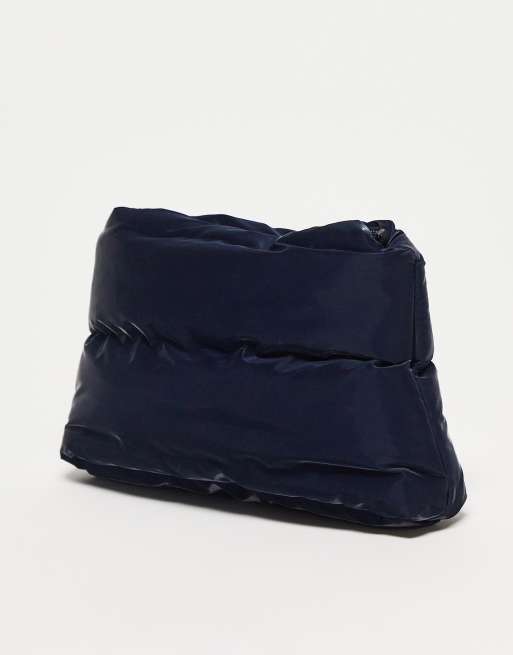 Rains Loop waterproof puffer cosmetic bag in ink