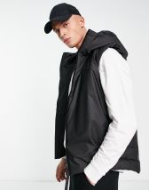 Rains Loop waterproof puffer jacket in steel | ASOS