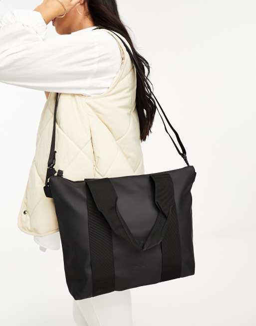 Rains micro tote bag in black