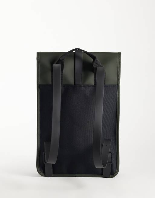 Rains - mini mochila impermeable en verde, 4 de 5