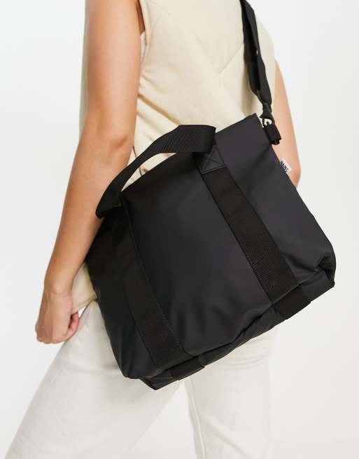 Rains Black Mini Tote Bag