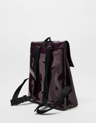 Rains Msn Waterproof Backpack In Red