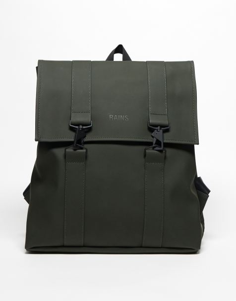 Rains - MSN - Zaino impermeabile unisex verde - view 1