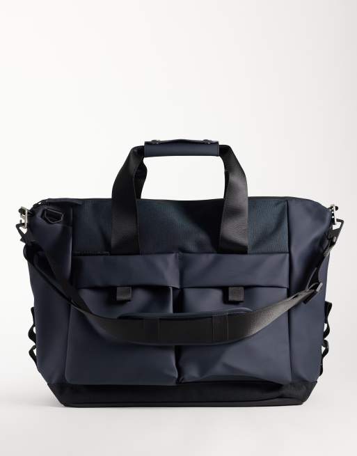 Rains Otaru mała torba weekendowa typu duffel w kolorze granatowym, 1 z 4
