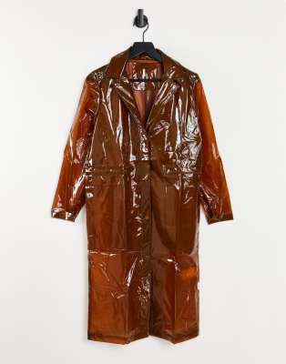 Rains - Pardessus transparent - Ambre brillant
