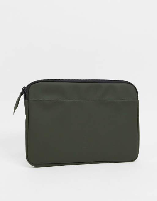 Rains Sacoche Pour Ordinateur Portable 13 Pouces Vert 1651 Evesham Nj