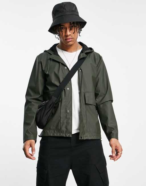 Rains hooded sale jacket