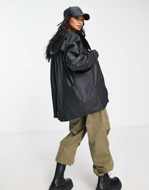 Oversized on sale waterproof jacket