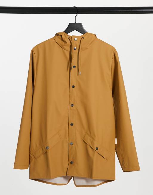 Rains long store jacket khaki