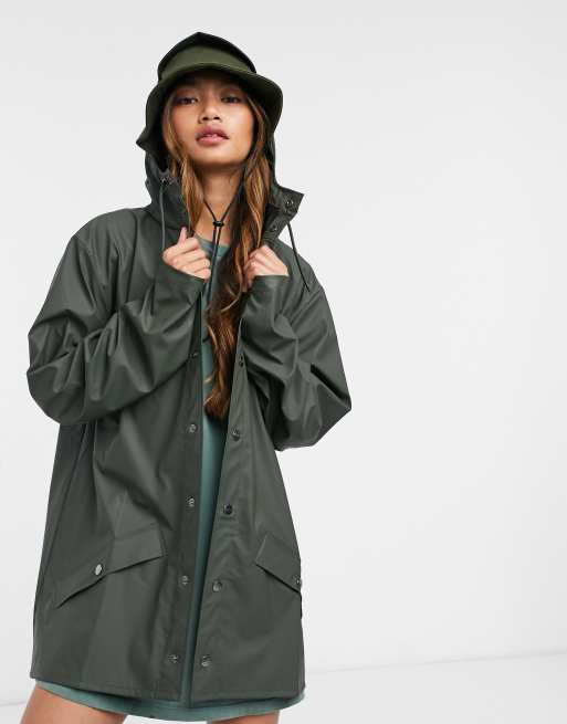 Green waterproof coat sale