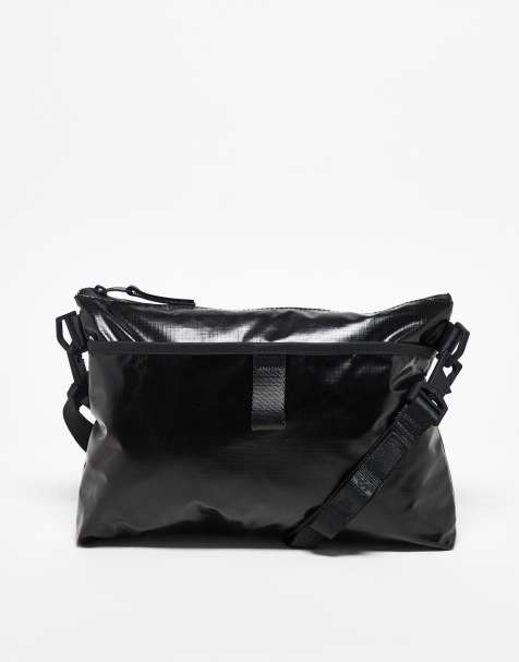 Rains - Sibu Musette - Waterbestendige duurzame uniseks crossbody tas in zwart - view 1