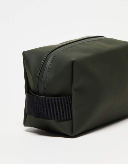 ポーチ Small Wash Bag - RAINS - Synthetic - Green Rains Wash Bag Small Green – Moi on George