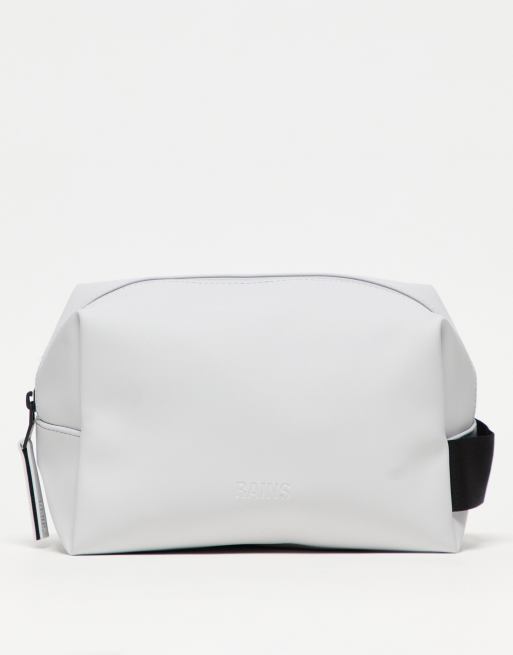 Rains small wash bag in white