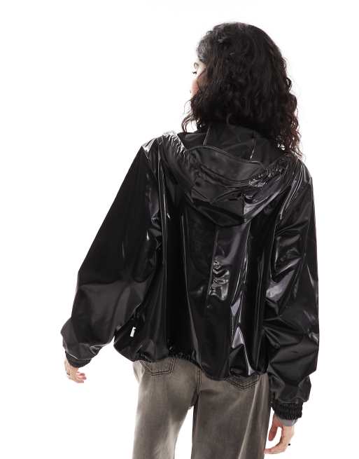 Rains glossy curve jacket best sale