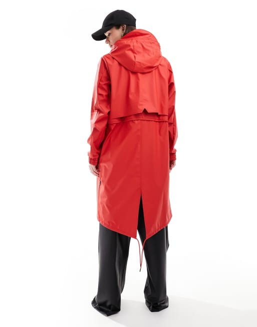 Rains red raincoat on sale