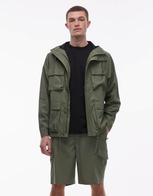Rains Suva 12540 Waterproof Hardshell Shorts In Green