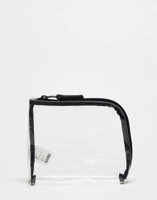 Rains Texel Cosmetic Bag In Transparent