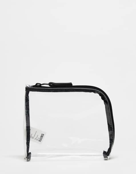 Rains Texel cosmetic bag in clear - view 1
