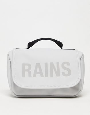 Rains Texel wash bag in white