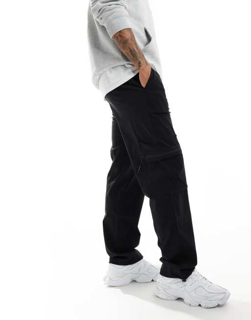 Rains Tomar stretch ripstop utility pants in black