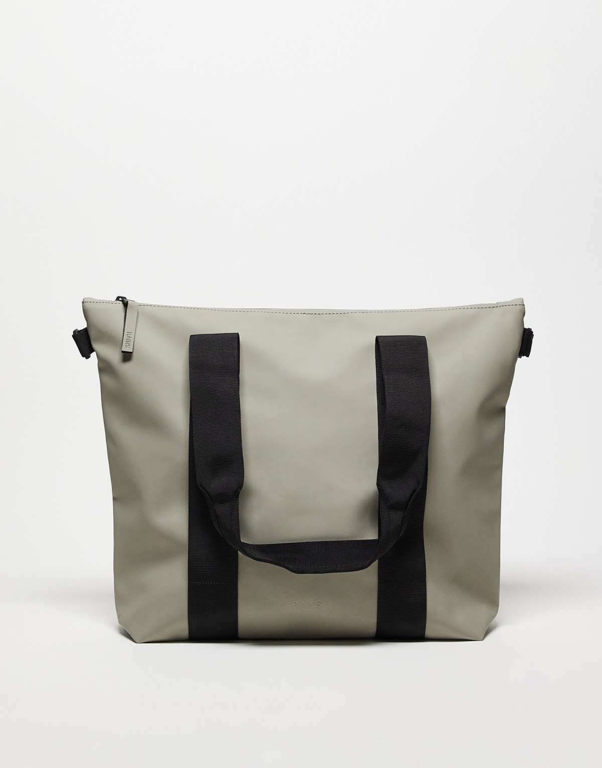 Rains tote bag mini with tonal logo in light khaki