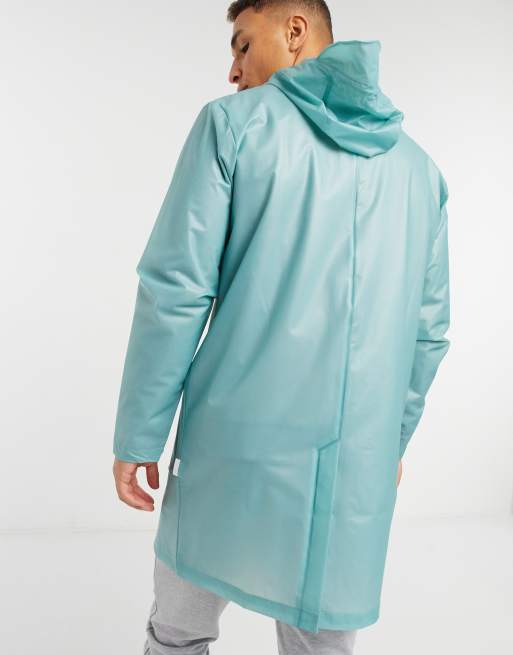 Rains transparent hooded rain jacket ASOS