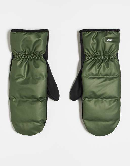 Rains trekker mittens in green