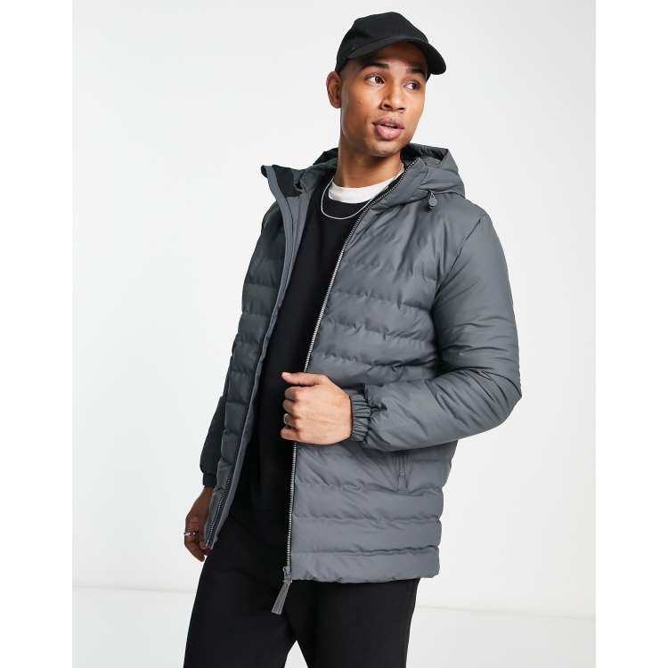 Rains padded cheap parka mens