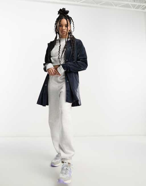 Rains unisex A-line waterproof jacket in ink, 2 of 4
