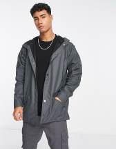 Monki longline clearance grid puffer jacket