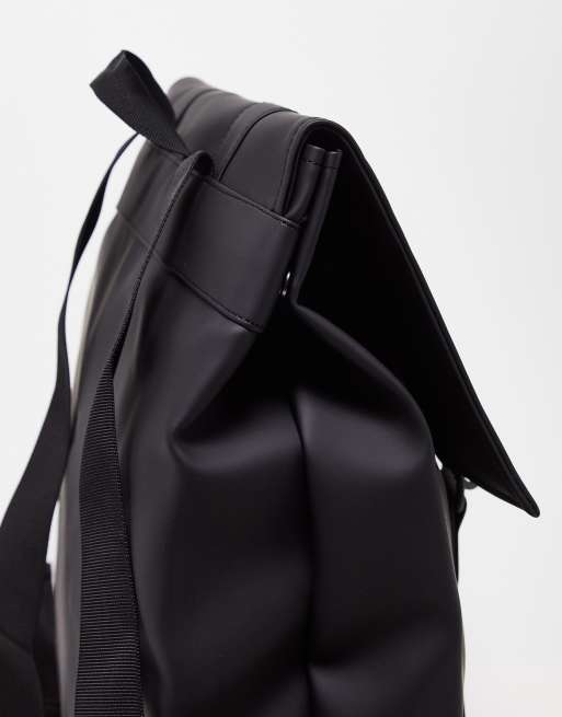 Rains unisex MSN large backpack in black | ASOS