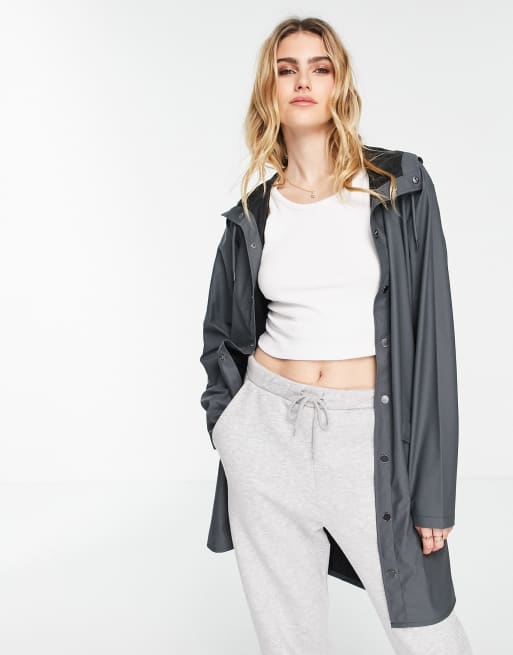 Rains - Veste longue imperméable - Anthracite