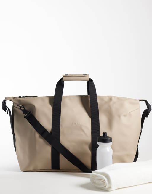 Rains wasserdichter Unisex-Weekender in Beige, 2 von 4