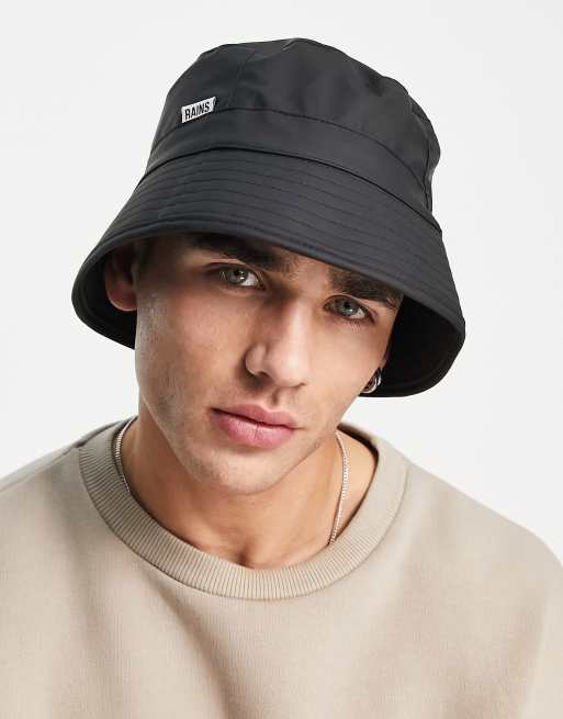 Rains – Wasserfester Unisex-Anglerhut in Schwarz