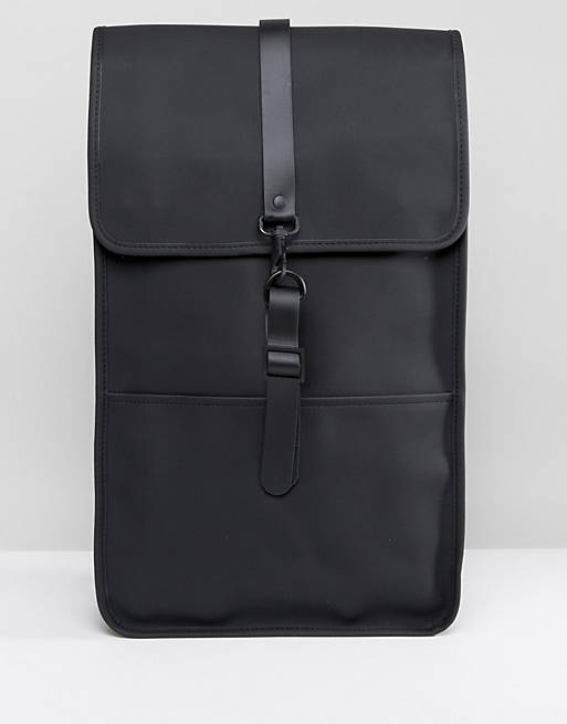 Rains waterproof backpack in black
