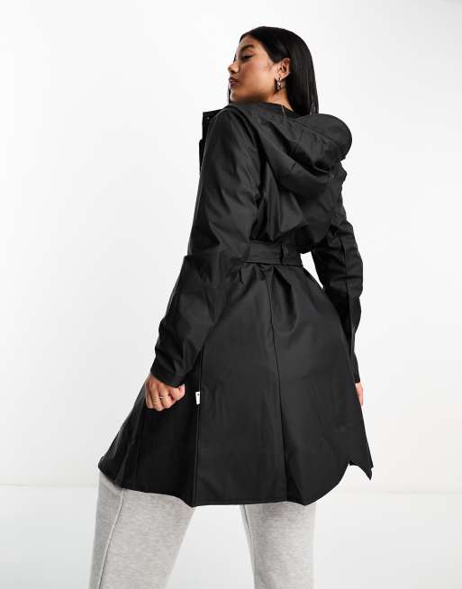 Waterproof store belted coat