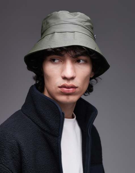 Rains waterproof bucket hat in green - view 1