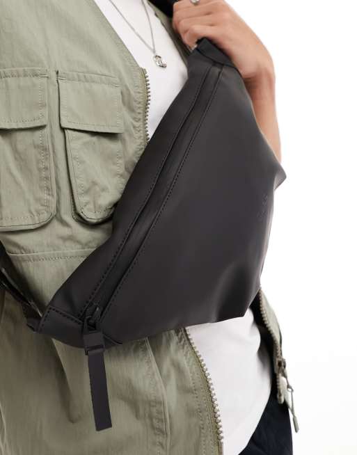 Black waterproof bum outlet bag