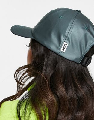 Rains waterproof cap in shiny green - ASOS Price Checker