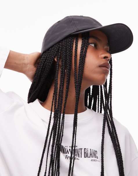 Rains waterproof cap with tonal logo in black - view 1