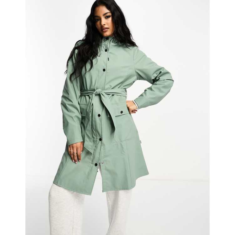 Light shop green raincoat