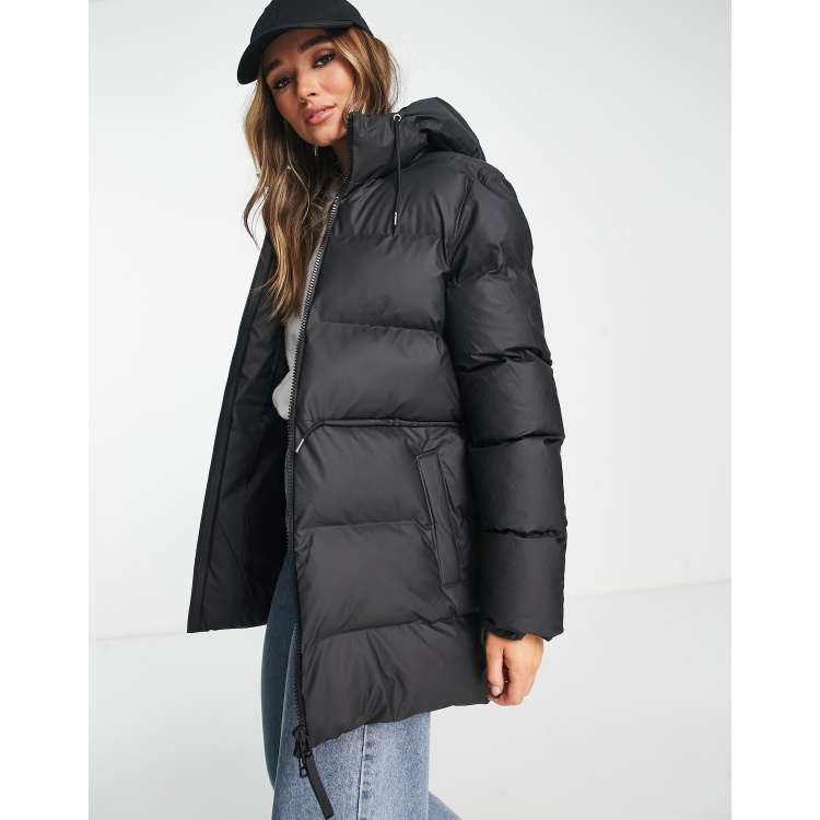 Puffer cheap rain coat