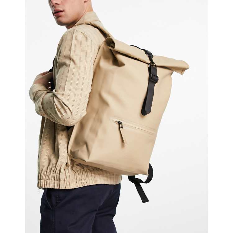 Rolltop 2025 rucksack beige