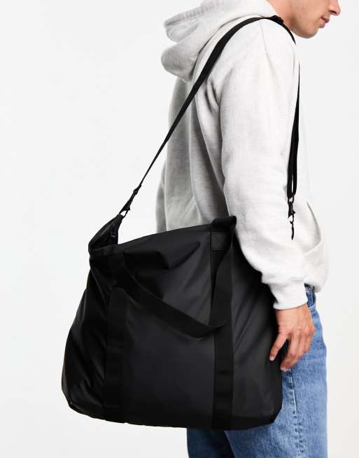 Rains waterproof tote bag in black