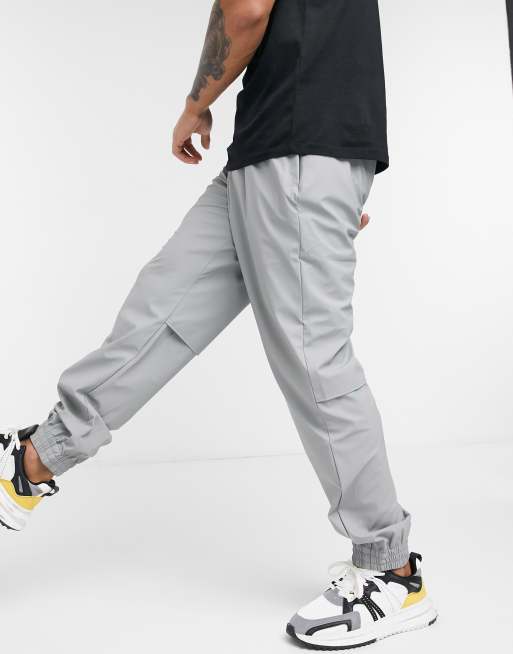 Grey store waterproof trousers