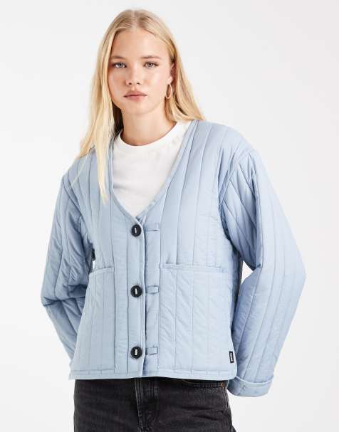 Rains x ASOS esclusiva 21940 giacca foderata Banja idrorepellente blu - view 1