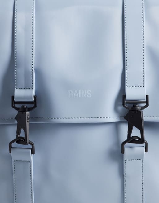 Rains x ASOS in esclusiva per ASOS mini zaino impermeabile blu, 3 di 5