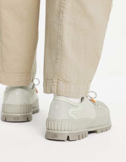 Rains x Palladium – Pallashock HKR – Brungrå låga boots, 2 av 4