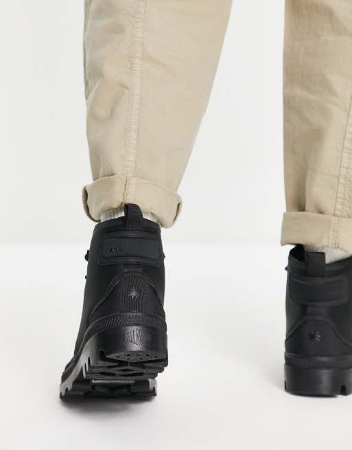 Rains x Palladium – Pampa – Czarne buty przeciwdeszczowe, 2 z 4